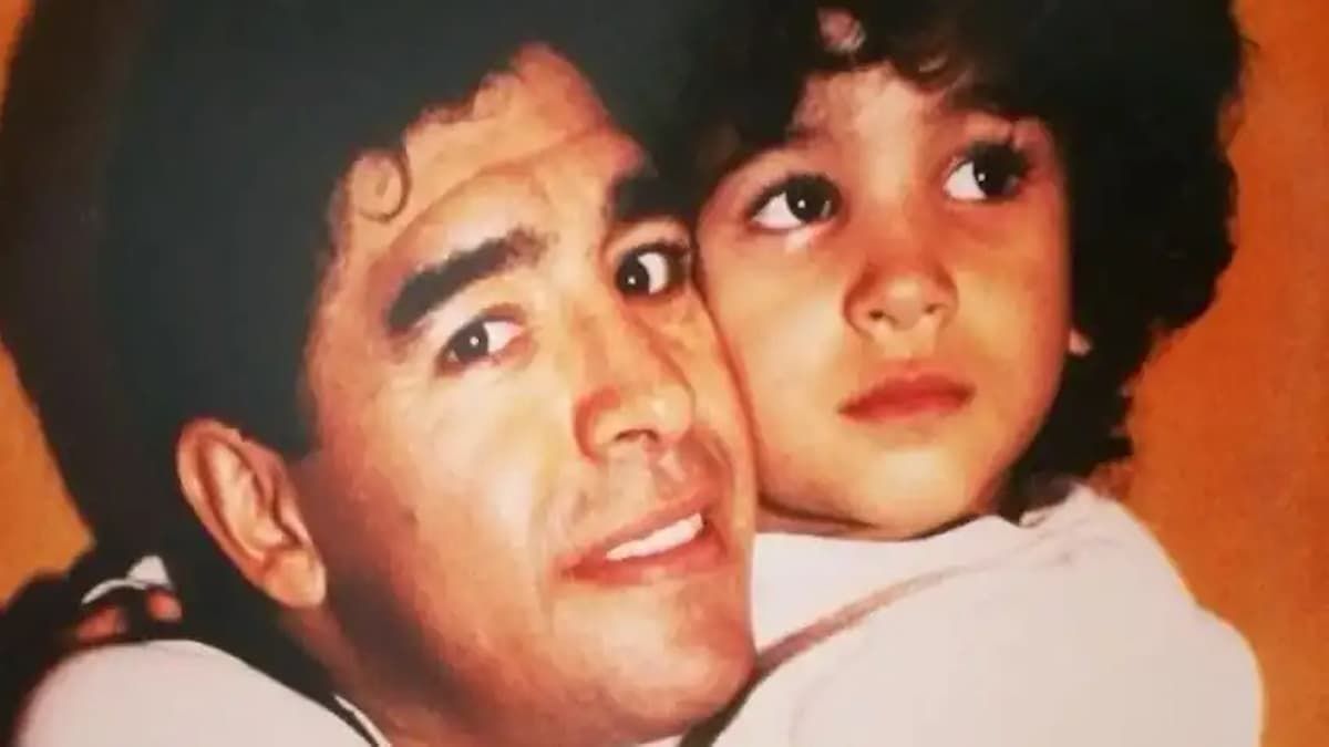 Coty y Diego Maradona