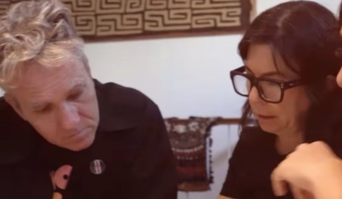 María O'Donnell y su novio Fernando 