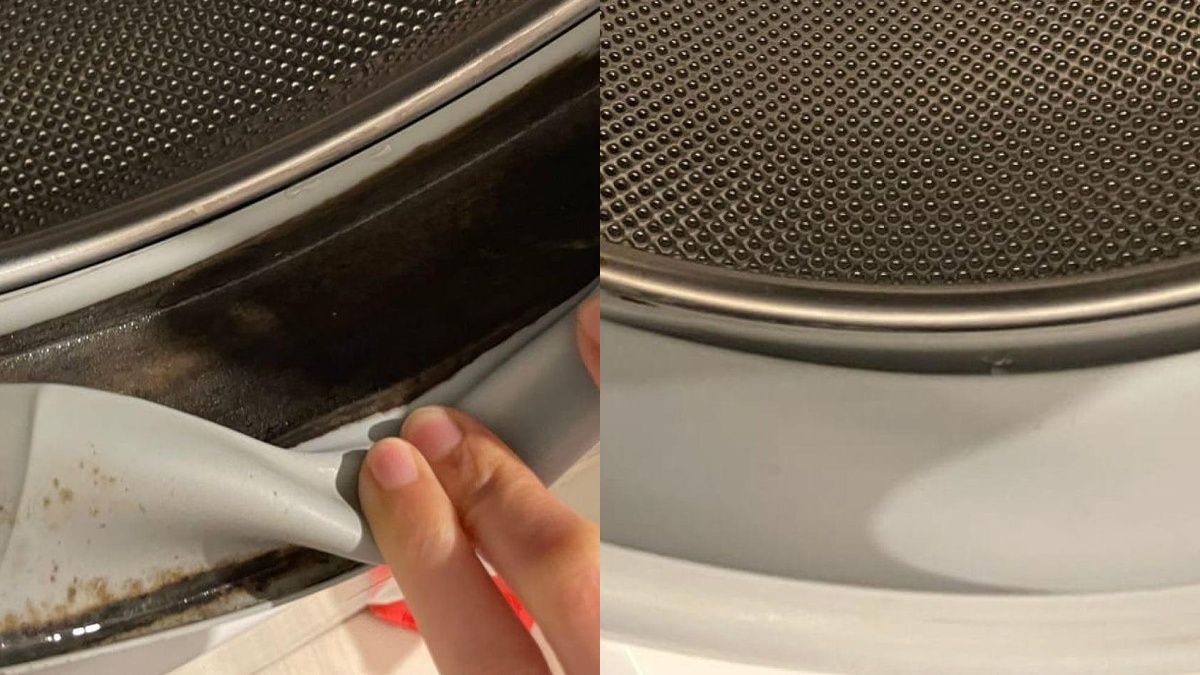 La limpieza de la goma del lavarropas ayuda a remover la suciedad acumulada y los restos de detergente.