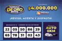 Los Números de Oro de LA GACETA del 30 de octubre de 2026