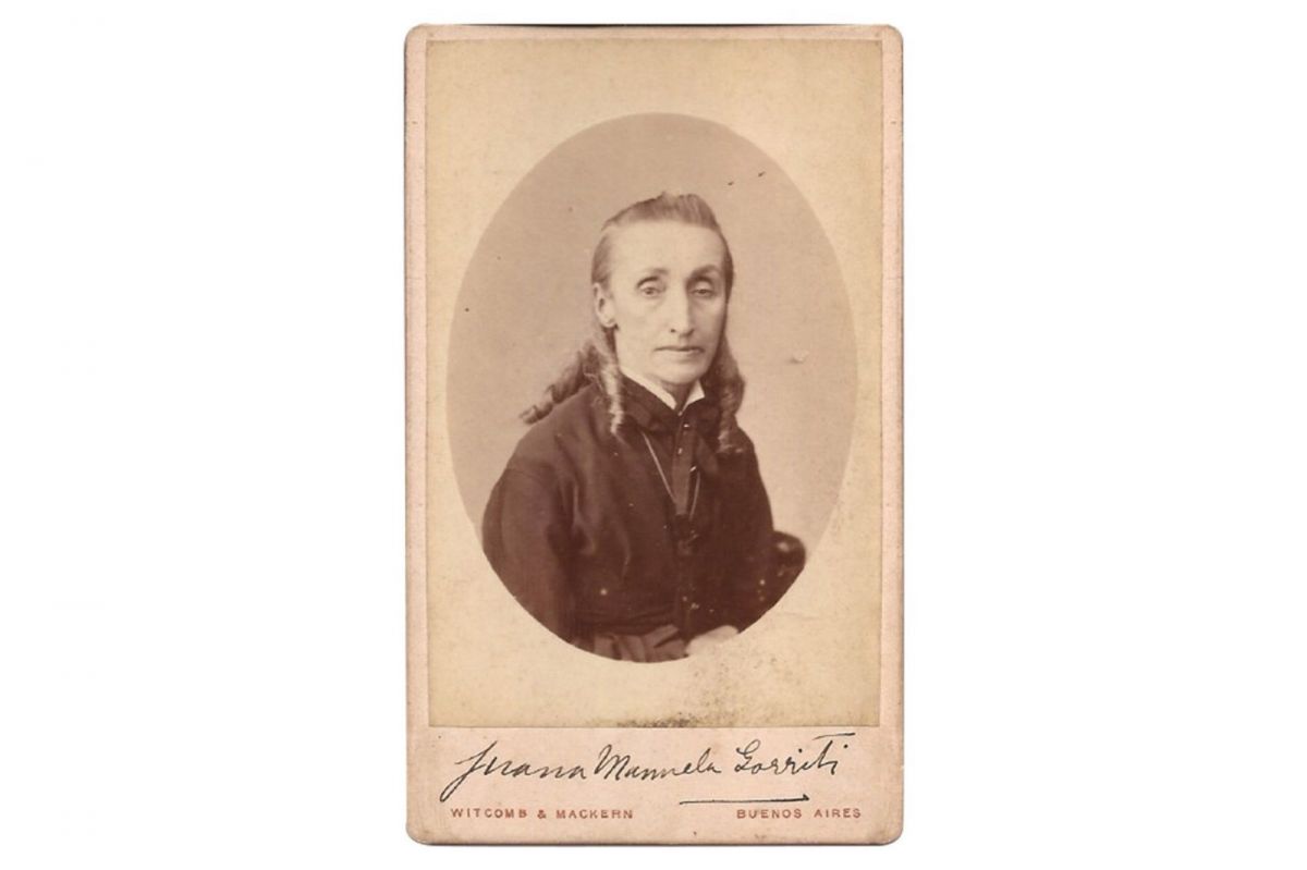 JUANA MANUELA GORRITI. Imagen de la escritora que se conserva en el Museo Histórico Nacional