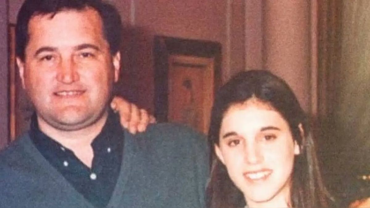 Soledad Pastorutti junto a su padre, Omar.