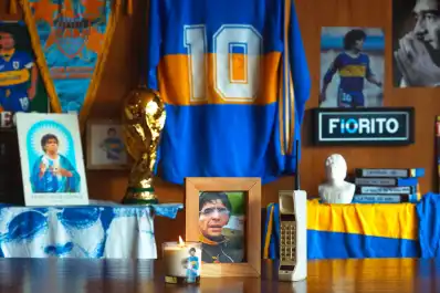 “Siempre te llamaré genio”: el mensaje de un hincha tucumano en el homenaje de Boca a Diego Maradona