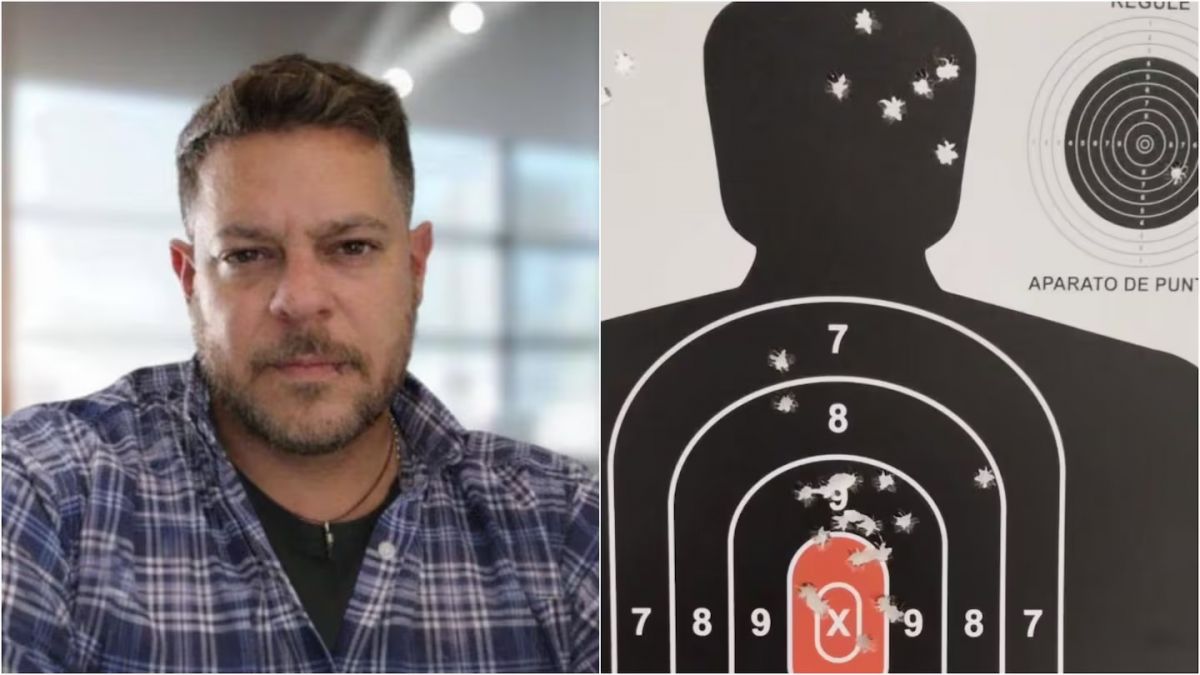EN REDES. Eyvind Soihit Meza, de 44 años, había publicado en Facebook videos y fotografías en los que practicaba tiro.