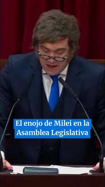 El enojo de Milei en el Congreso: "La justicia social es un robo"