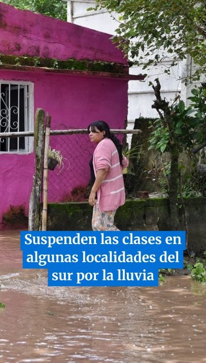 Suspenden las clases en algunas localidades del sur por la lluvia que no para en Tucumán