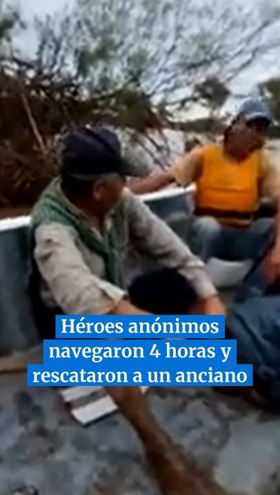 Inundaciones en Tucumán: héroes anónimos navegaron 4 horas y rescataron a un anciano
