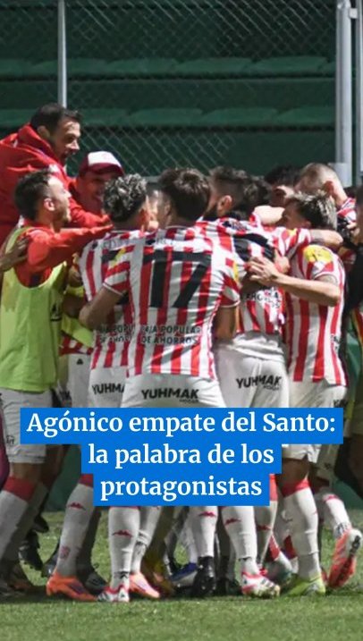 Así se vivió el empate del “Santo”: gol sobre la hora y alivio  #tucuman