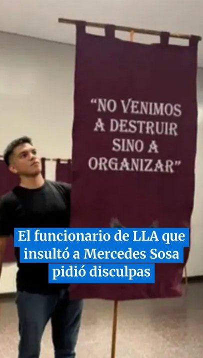 Quién es el funcionario de La Libertad Avanza que insultó a Mercedes Sosa y luego pidió disculpas
