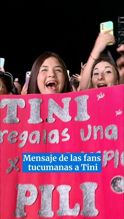 El mensaje de las fans tucumanas para Tini