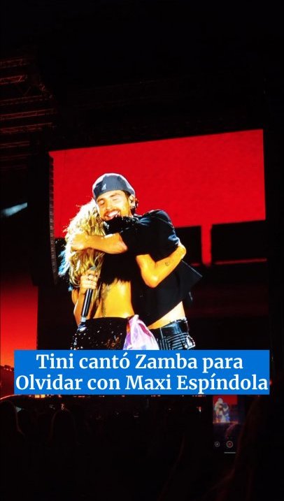 Tini cantó Zamba para olvidar junto a Maxi Espíndola en Tucumán