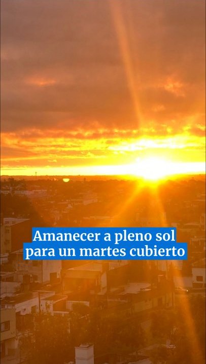 Amanecer a pleno sol