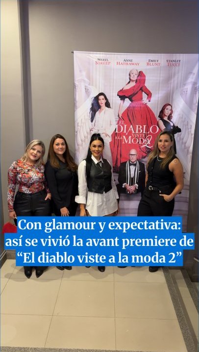 Avant premiere de "El diablo se viste a la moda 2"