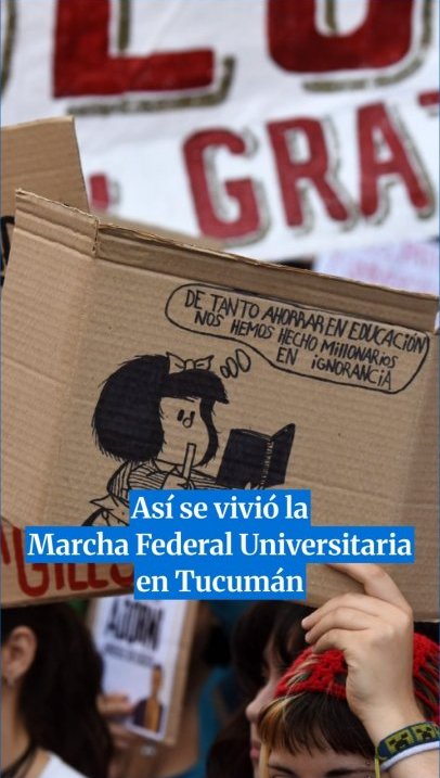 Así se vivió la Marcha Federal Universitaria en Tucumán