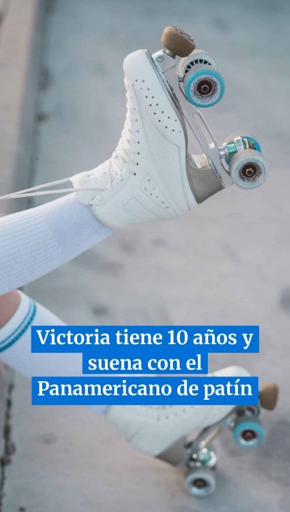 Talento tucumano: Victoria, la patinadora de 10 años que sueña con el Panamericano