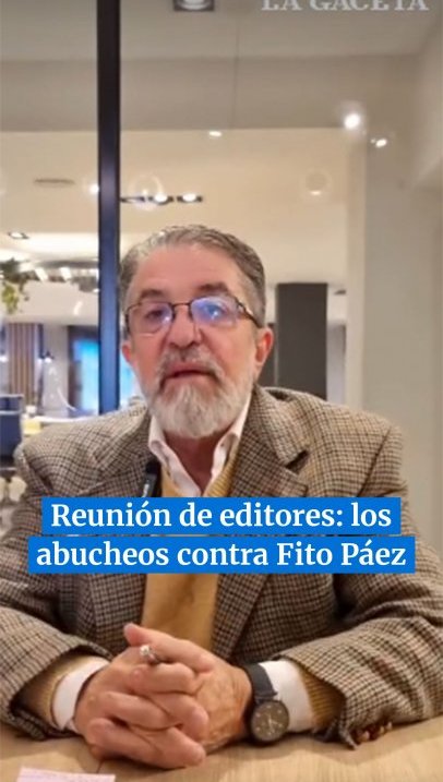 Reunión de editores: los abucheos contra Fito Páez #tucuman