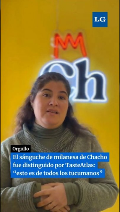El sanguche de Chacho fue distinguido por TasteAtlas
