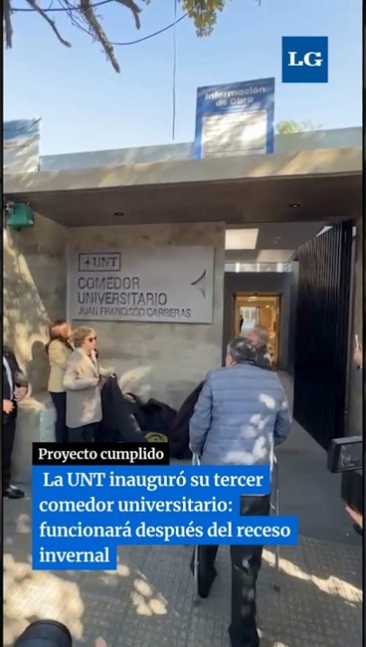 La UNT inauguró su tercer comedor universitario
