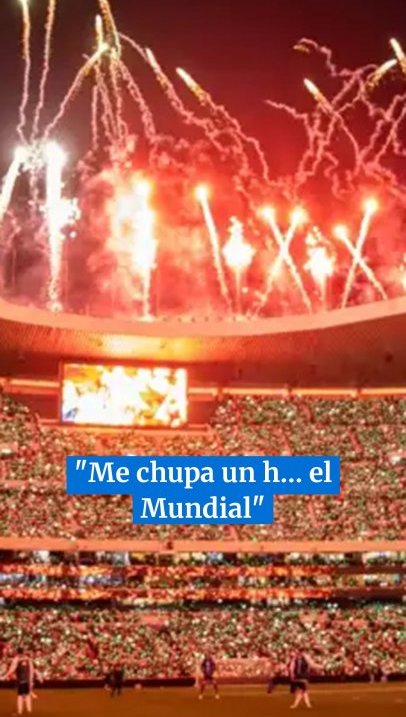 "Me chupa un h... el Mundial: acá falta pasión para ir a hacer reclamos políticos"