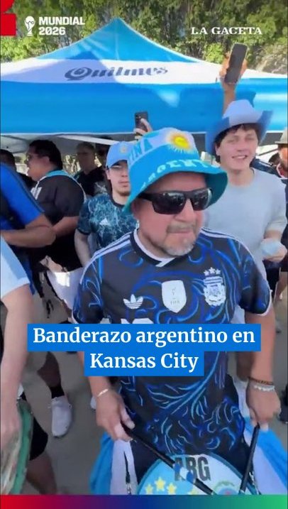 Banderazo argentino en Kansas City