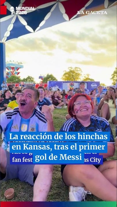 Así se gritó el primer gol de Messi en Kansas