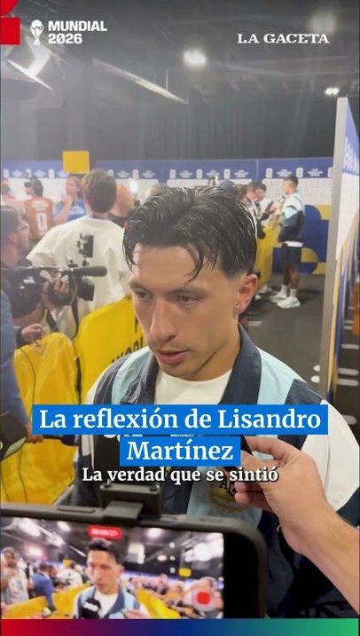 La reflexión de Lisandro Martínez después del triunfo