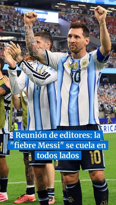 Reunión de editores: la "fiebre Messi" se cuela en todos lados 