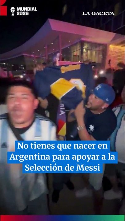 No tienes que nacer en Argentina para apoyar a la Selección de Messi
