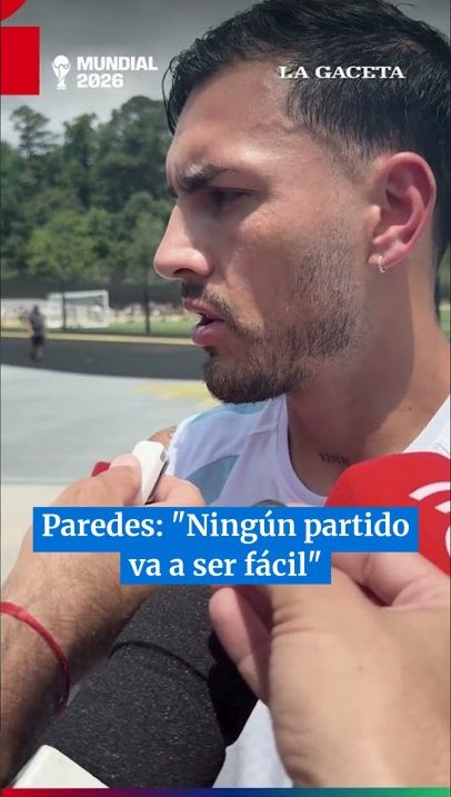Paredes: "Ningún partido va a ser fácil"