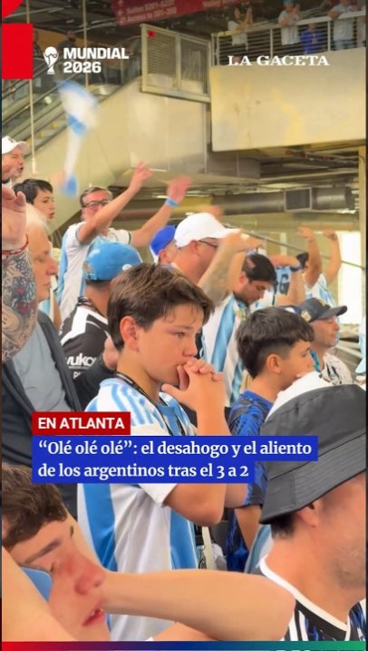 "Olé olé olé": el desahogo y el aliento de los argentinos tras el 3 a 2