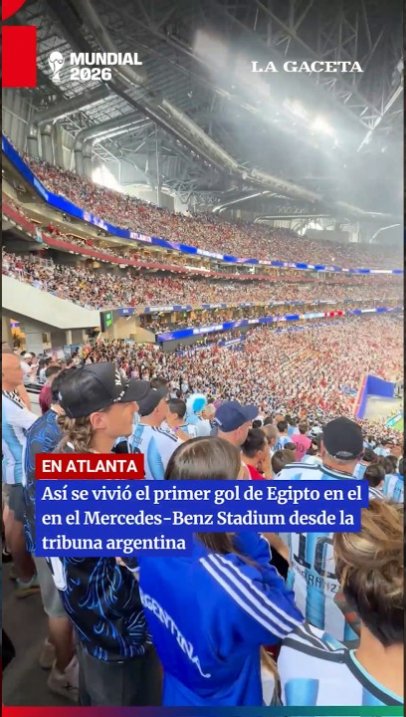 Así se vivió el primer gol de Egipto en el Mercedes-Benz Stadium