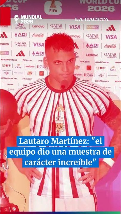 Lautaro Martínez: "el equipo dio una muestra de carácter increíble"