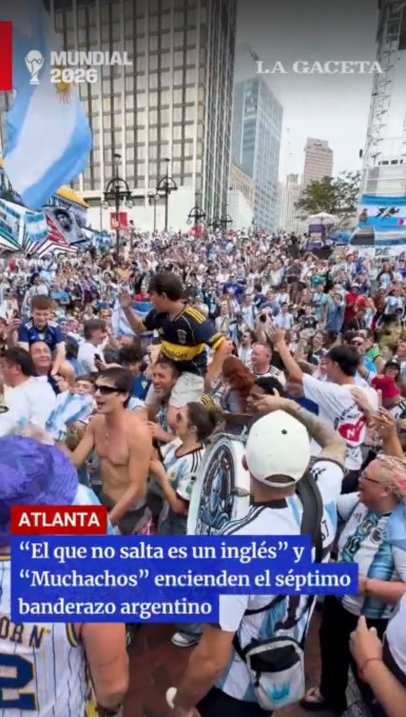 El séptimo banderazo argentino en Atlanta