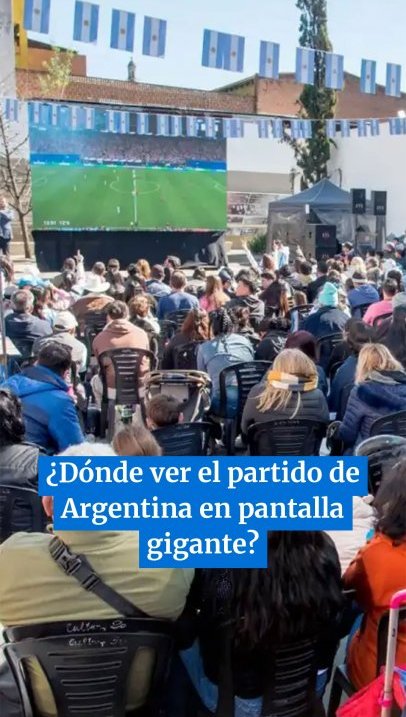 ¿Dónde ver el partido de Argentina en pantalla gigante? #tucuman #mundial2026