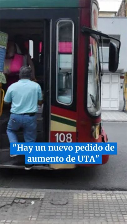 A dos semanas del aumento del boleto: nuevo pedido de aumento por parte de la UTA