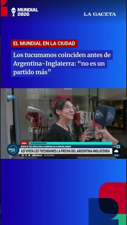 Los tucumanos coinciden: Argentina vs Inglaterra no es un partido más