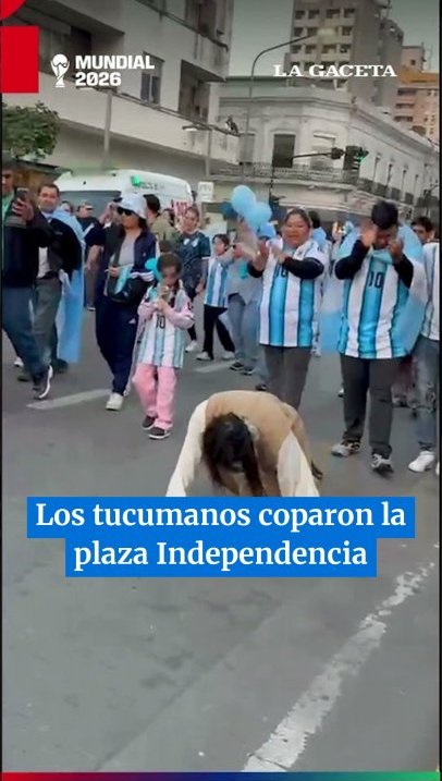 Los tucumanos coparon la plaza Independencia
