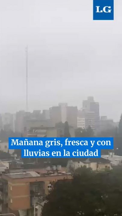 Así comenzó la semana en Tucumán: mañana gris, fresca y con lluvias en la ciudad