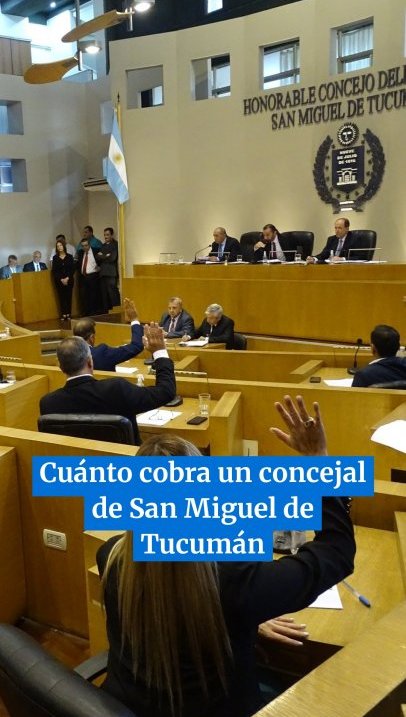 Cuánto cobra de sueldo un concejal de San Miguel de Tucumán
