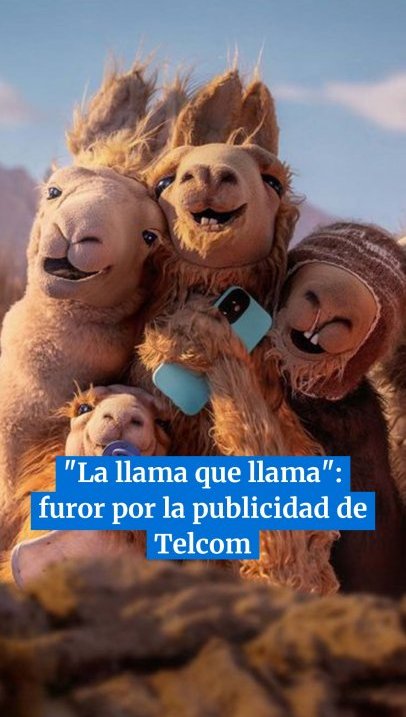 "La llama que llama": furor por la publicidad de Telcom