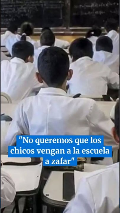 Vuelta a clases en Tucumán: "No queremos que los chicos vengan a la escuela a zafar"