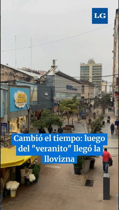 Cambió el tiempo en Tucumán: luego del "veranito" llegó la llovizna