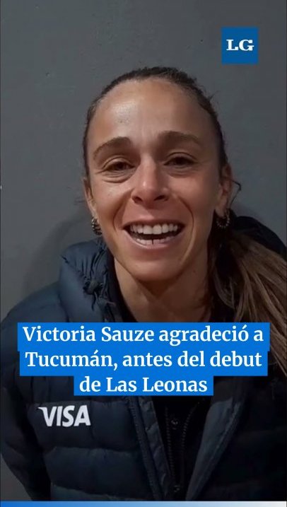 Victoria Sauze agradeció a Tucumán, antes del debut de Las Leonas en el Mundial