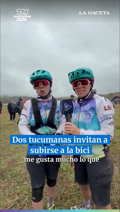 Dos tucumanas invitan a subirse a la bici
