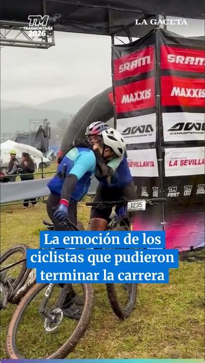 TRASMONTAÑA: la emoción de los ciclistas que pudieron terminar la carrera