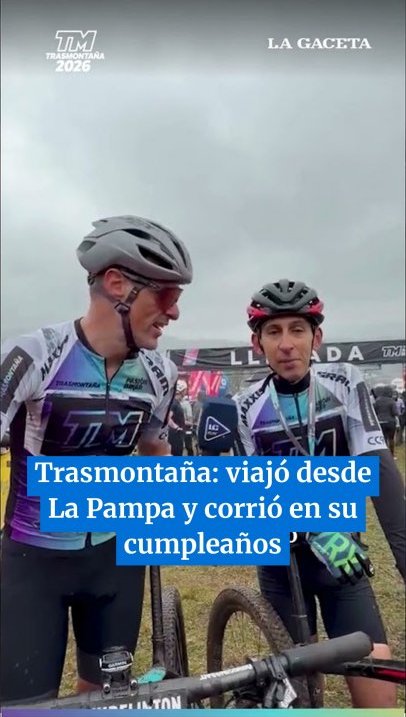 Trasmontaña: viajó desde La Pampa y corrió en su cumpleaños