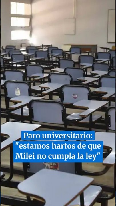 Paro universitario: "estamos hartos de que Milei no cumpla la ley" #Tucuman
