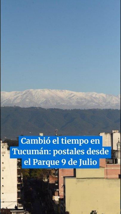 Cambió el tiempo en Tucumán: postales desde el Parque 9 de Julio