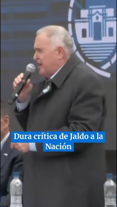 Dura crítica de Jaldo a la Nación: "No han traido un ladrillo a Tucumán"