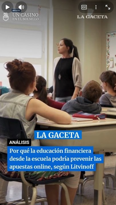 La educación financiera desde la escuela podría prevenir las apuestas online